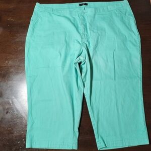 Riders By Lee Mint Green Capri Pants